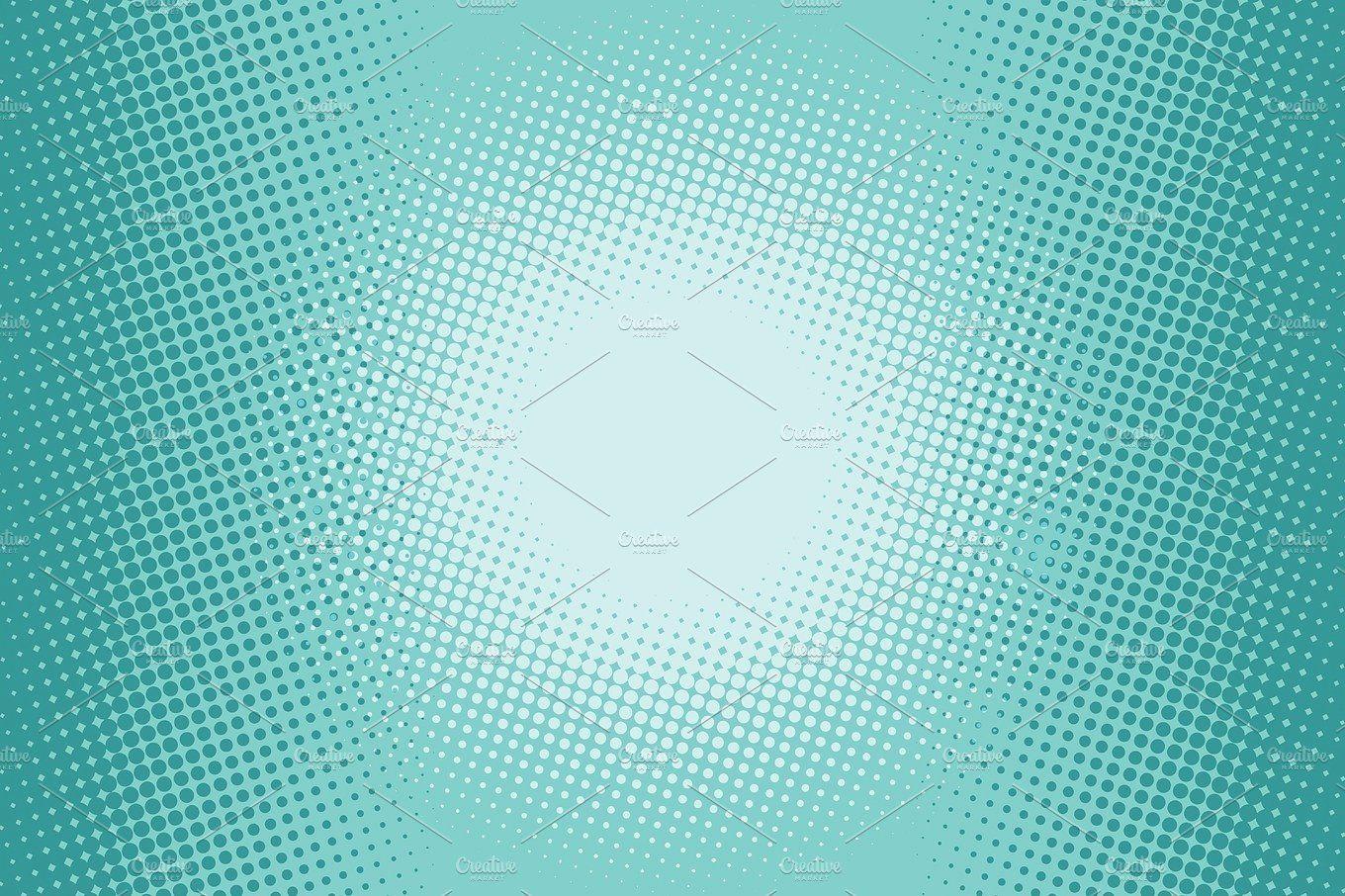 Light blue background Pop art retro comic Illustrations Creative