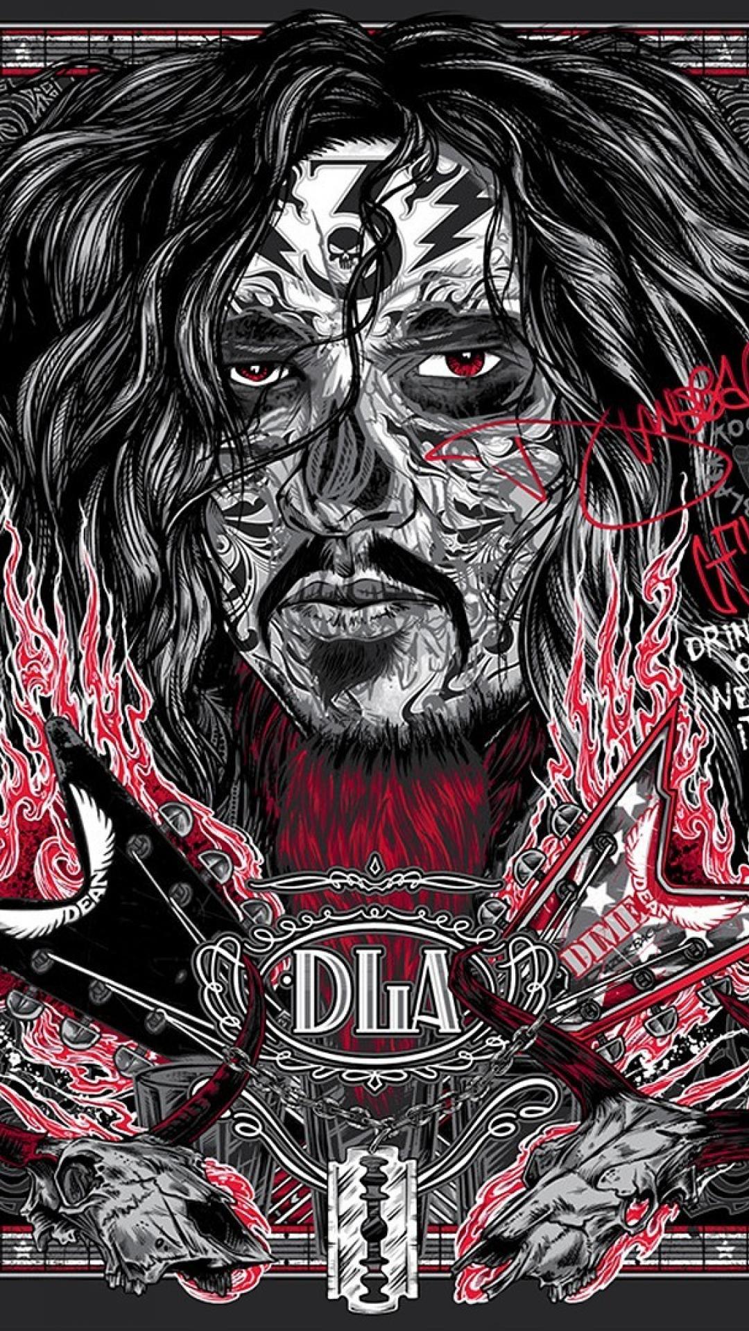 Dimebag darrell pantera fan art metal music wallpaper
