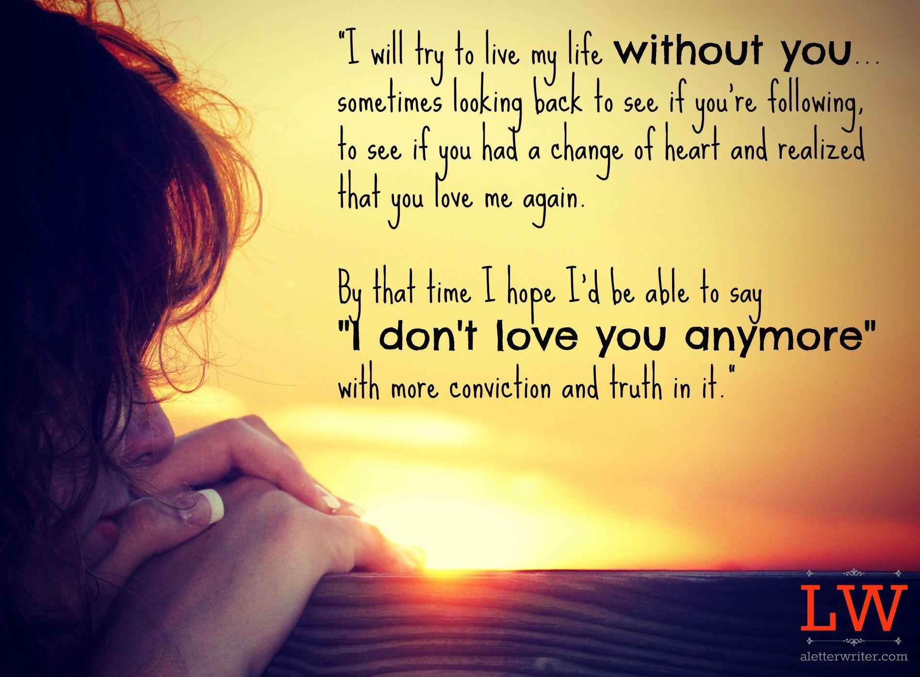 Try To Live My Life Without You Break Up Wallpaper, Photo