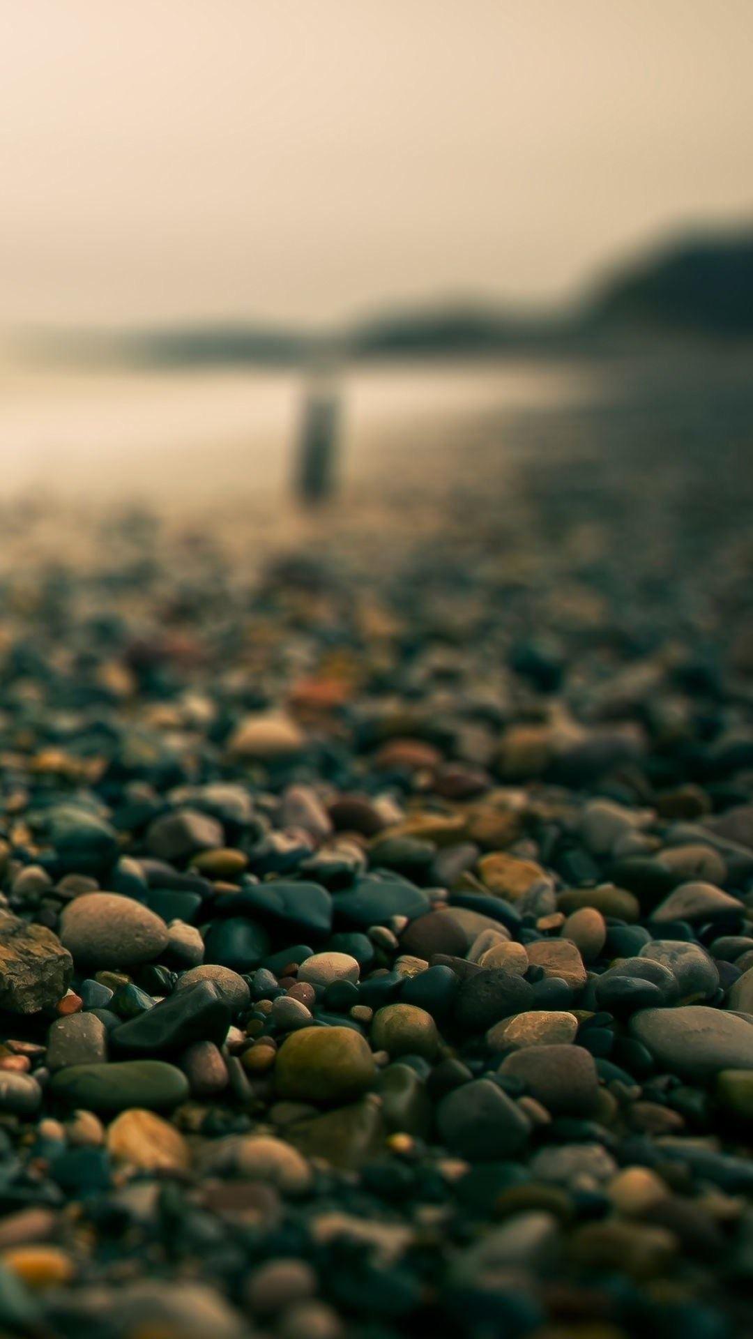Macro Small Pebbles On The Beach Android Wallpaper free download
