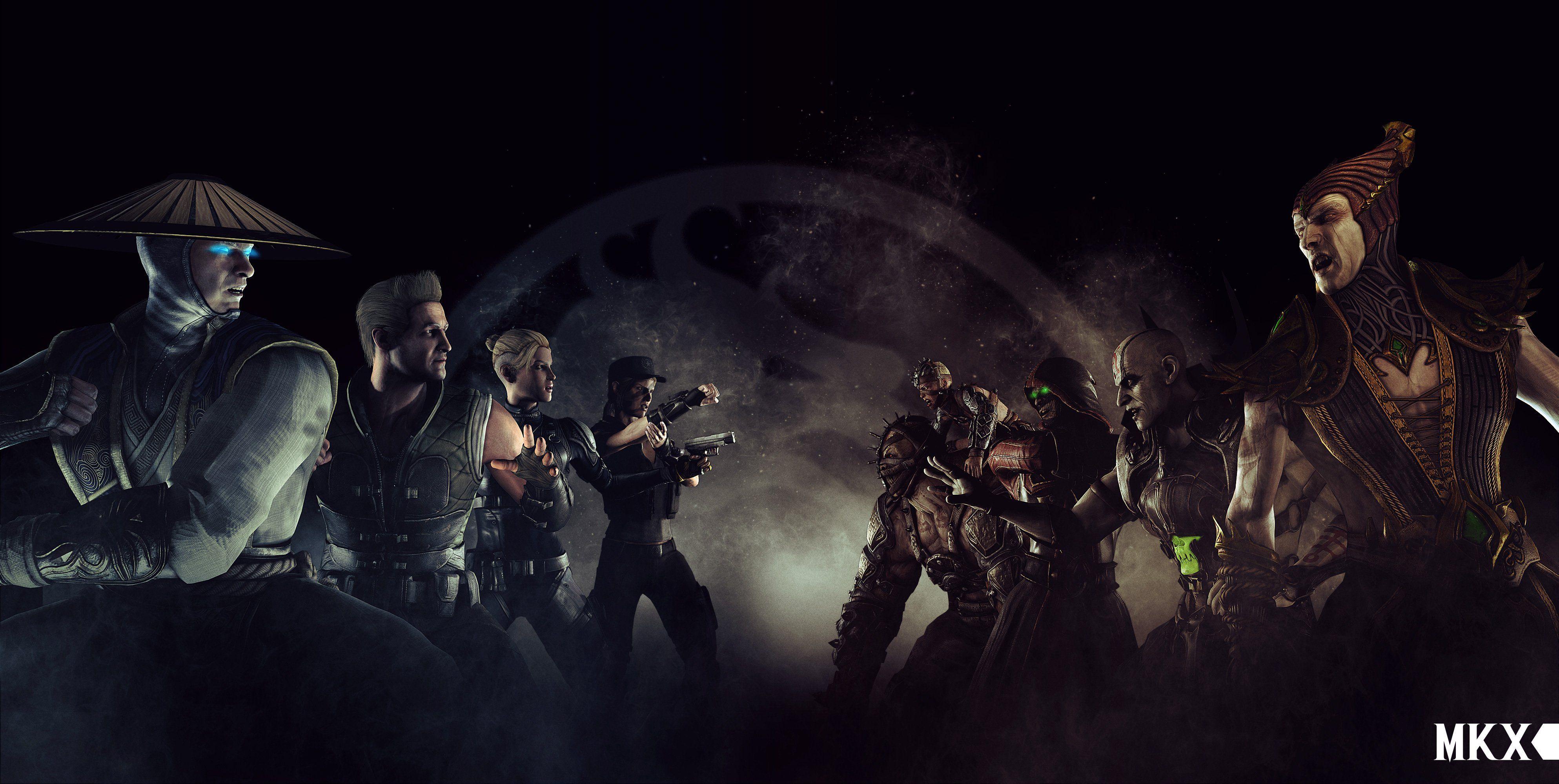 Wallpaper Mortal Kombat X, Characters, PC Games, Xbox One, PS4
