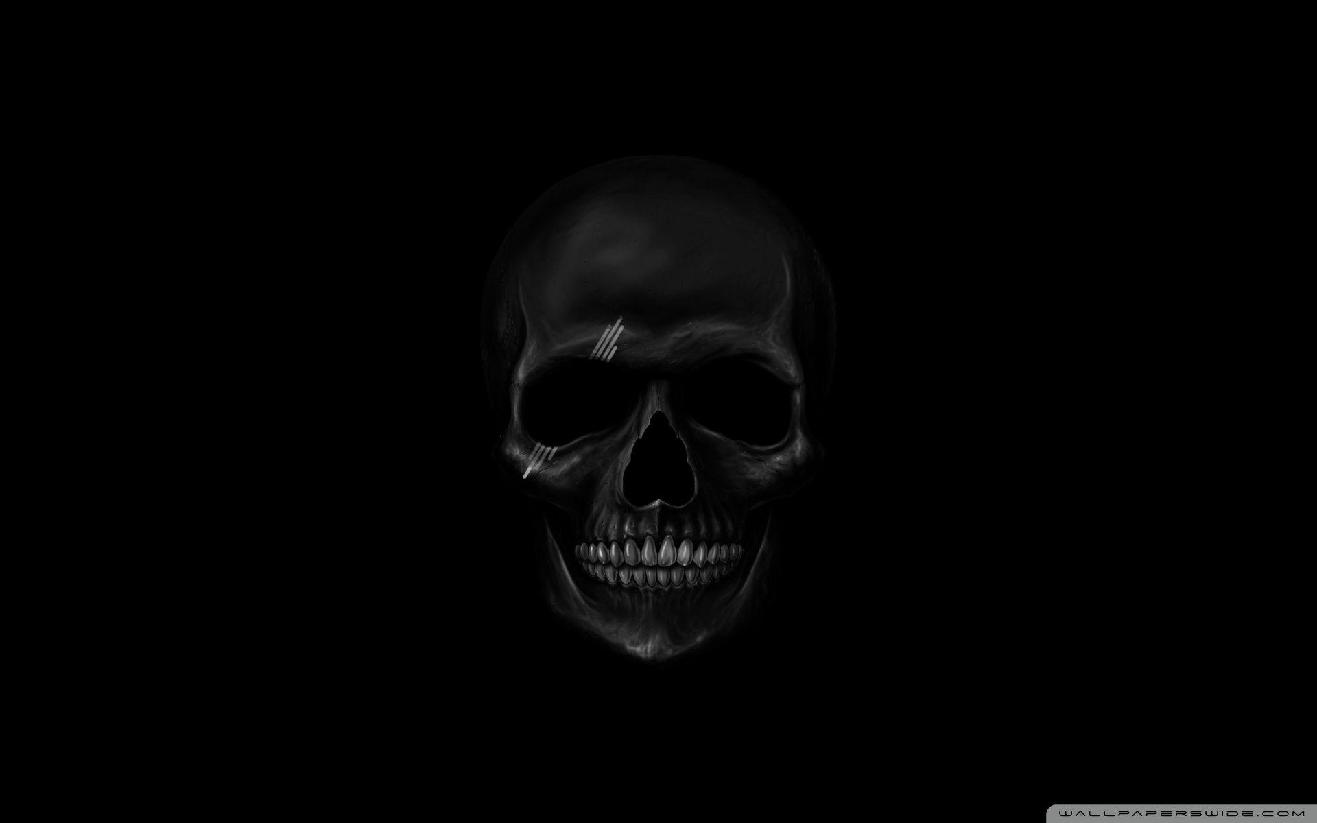 Black Skull ❤ 4K HD Desktop Wallpaper for 4K Ultra HD TV • Dual