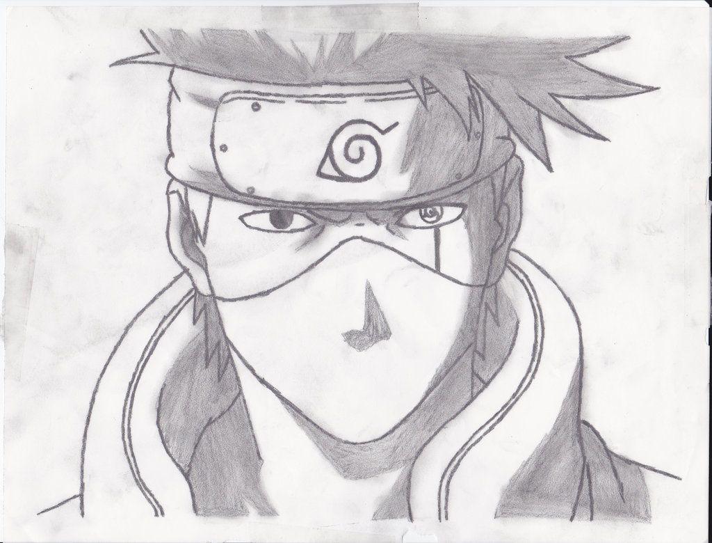 Naruto - Original drawing of Kakashi Hatake – Gallery Animation