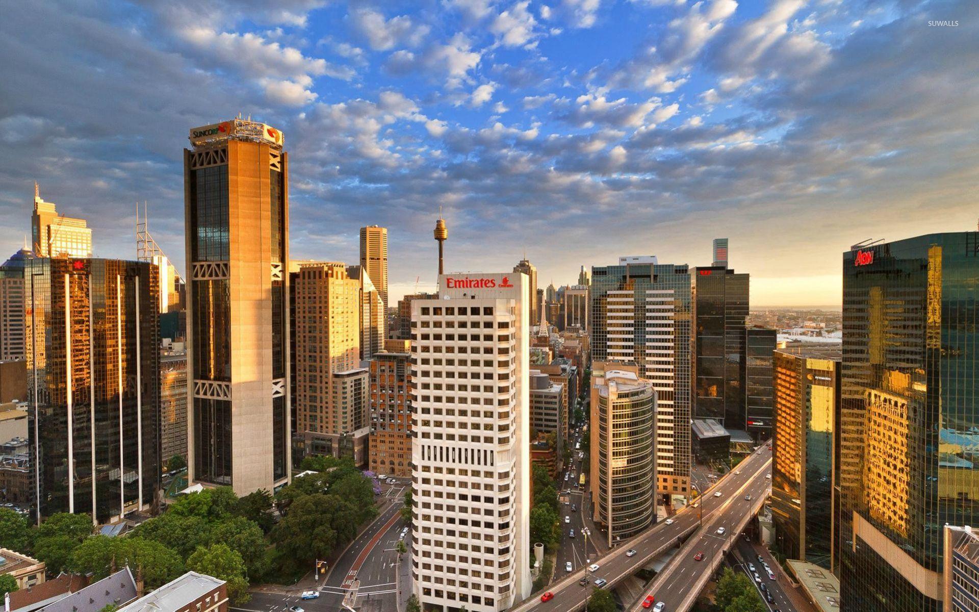 Sydney skyscrapers wallpaper wallpaper