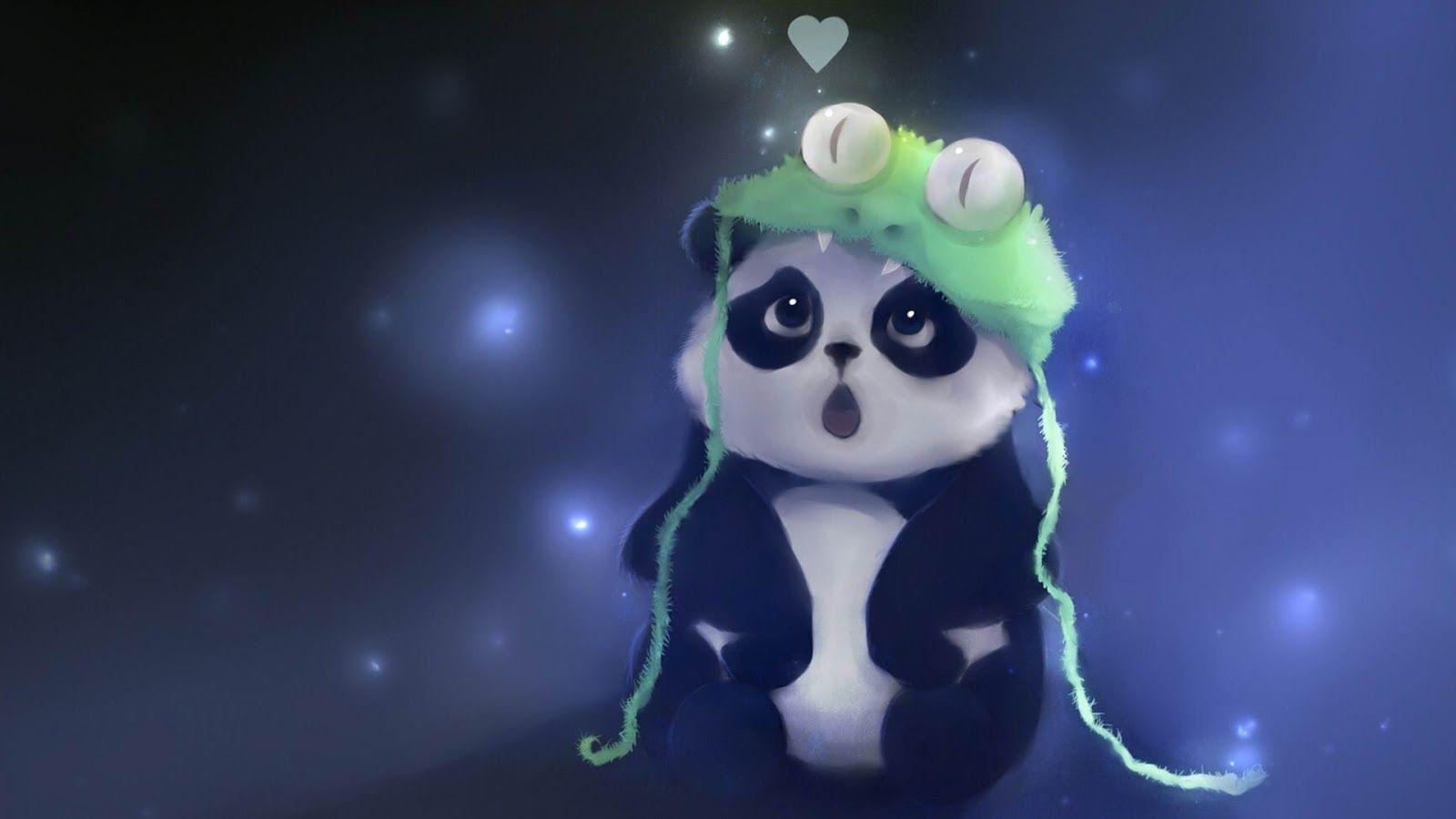 Cute Art. Cute Panda Art. Art Panda Love. Panda Art