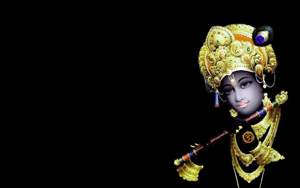 Lord Krishna 3D Images In Black Backgrounds - Wallpaper Cave