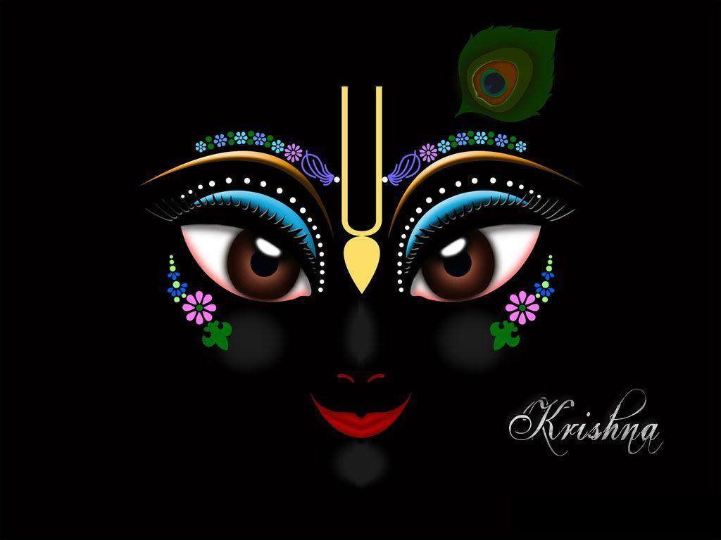 Lord Krishna Black Wallpaper Free Download. Lord Krishna Wallpaper