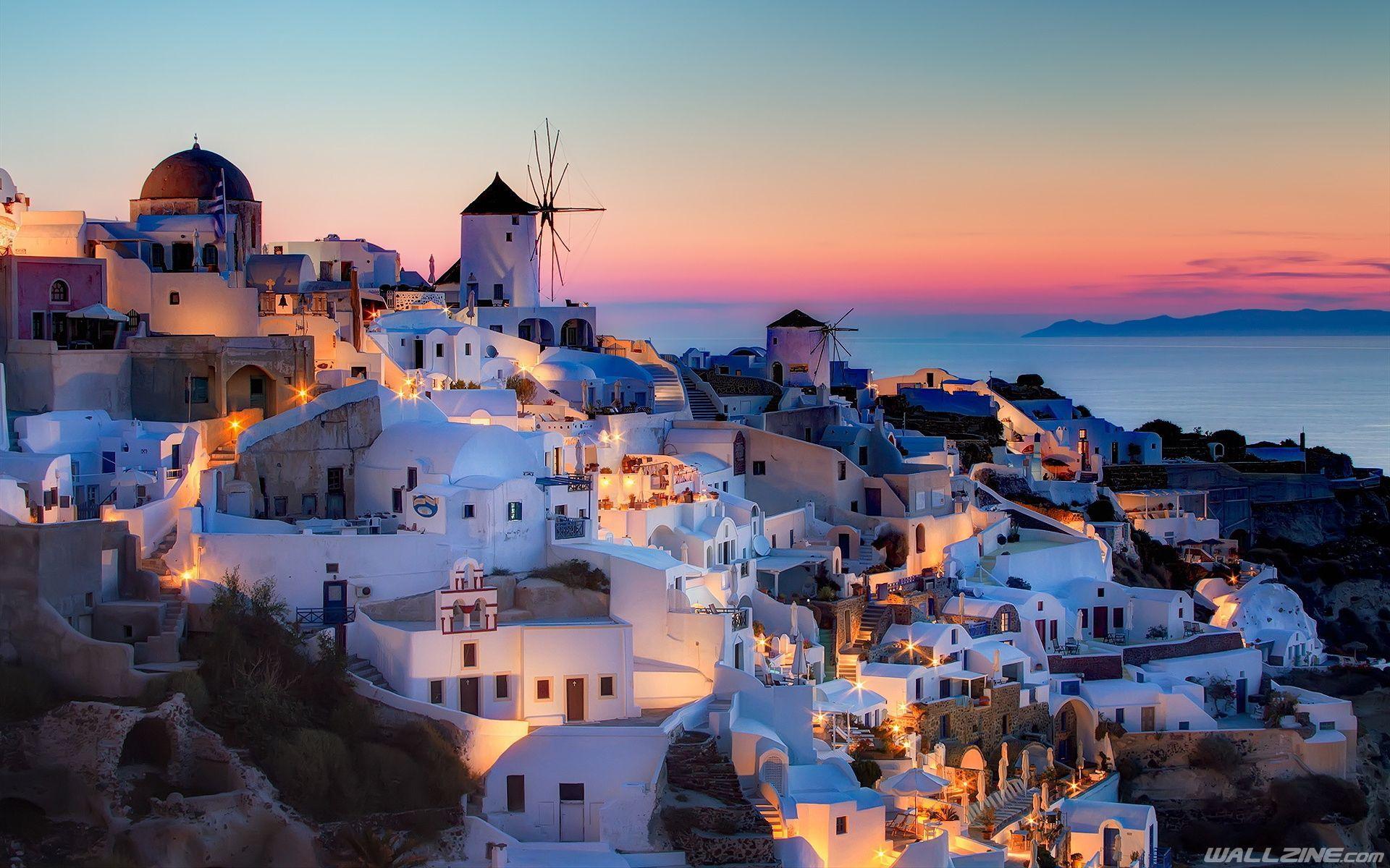 oia greece santorini Wallpaper. HD Desktop Wallpaper