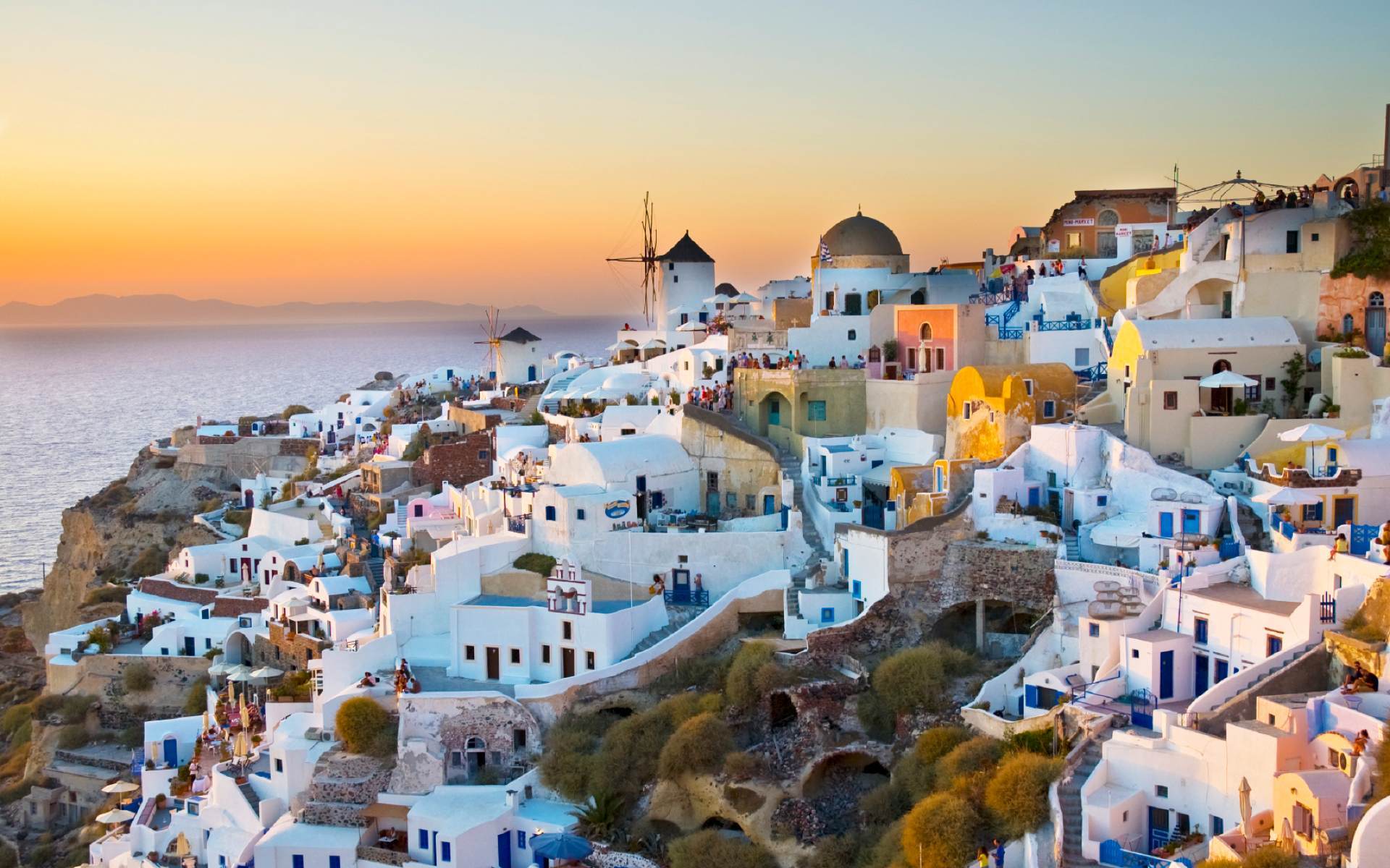 Santorini HD Wallpaper
