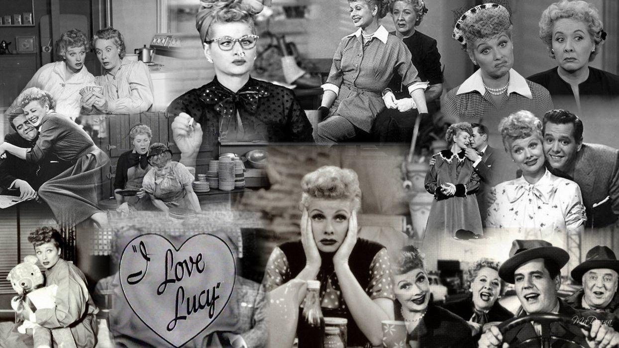I LOVE LUCY Comedy Family Sitcom Television I Love Lucy Collage