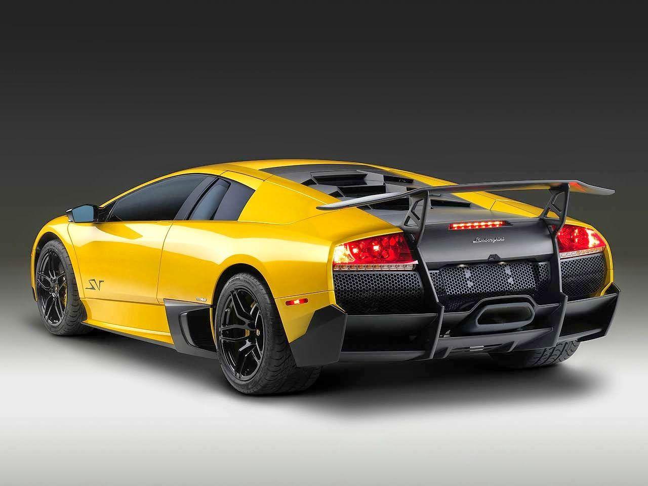 Yellow Racing Lamborghini Murcielago HD Sport Car Wallpaper