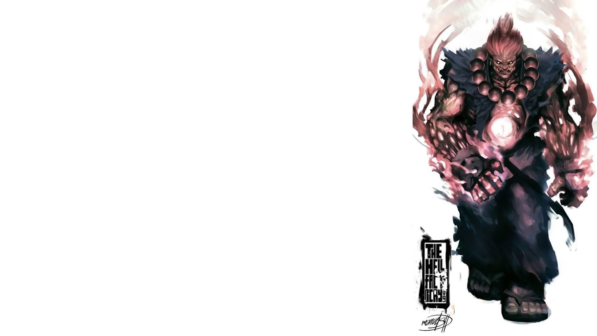 Zombies Street Fighter Akuma Wallpaper Desktop Background