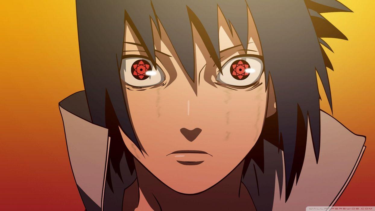 Anime series naruto sasuke red eyes wallpaperx1080