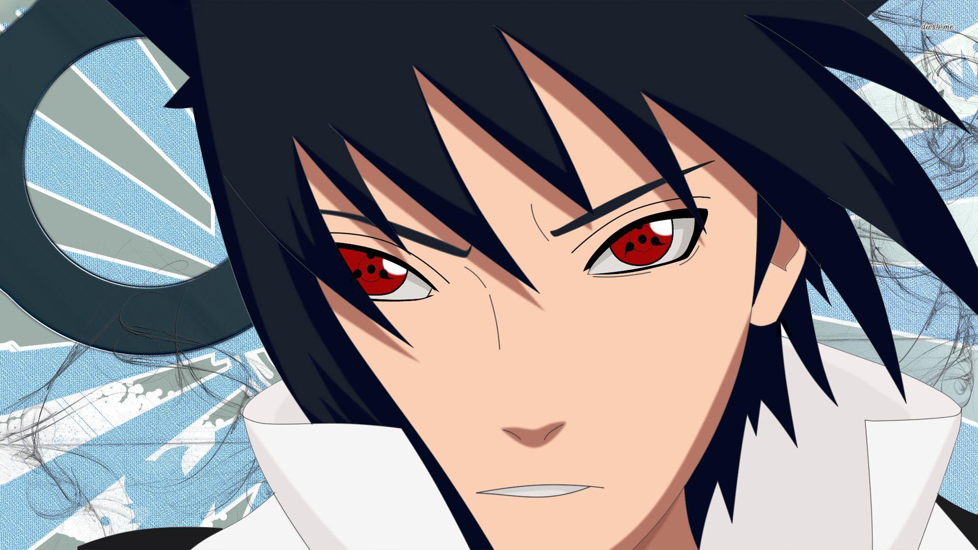 Sasuke Uchiha with red eyes wallpaper wallpaper