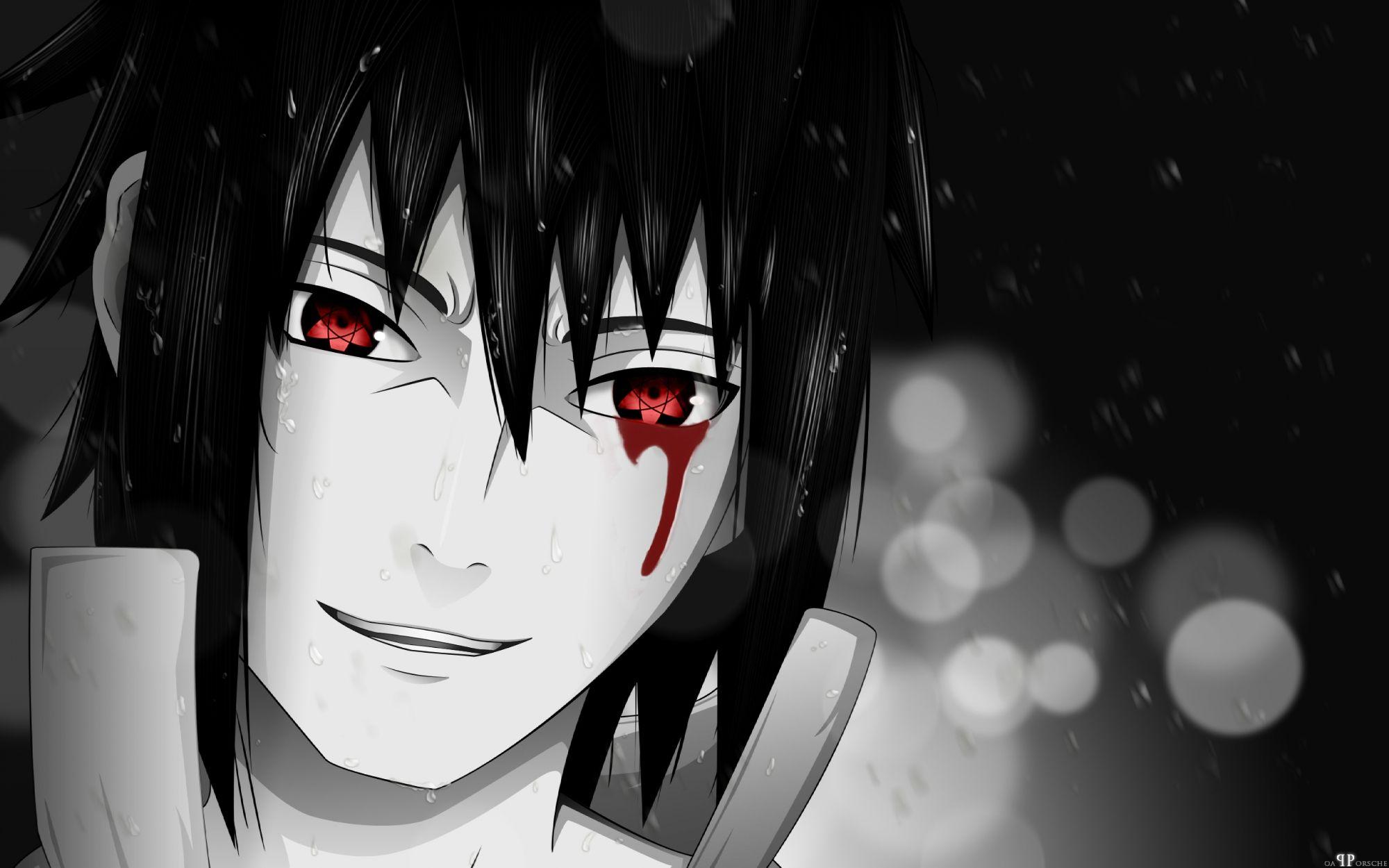 all male black hair close male naruto polychromatic red eyes short