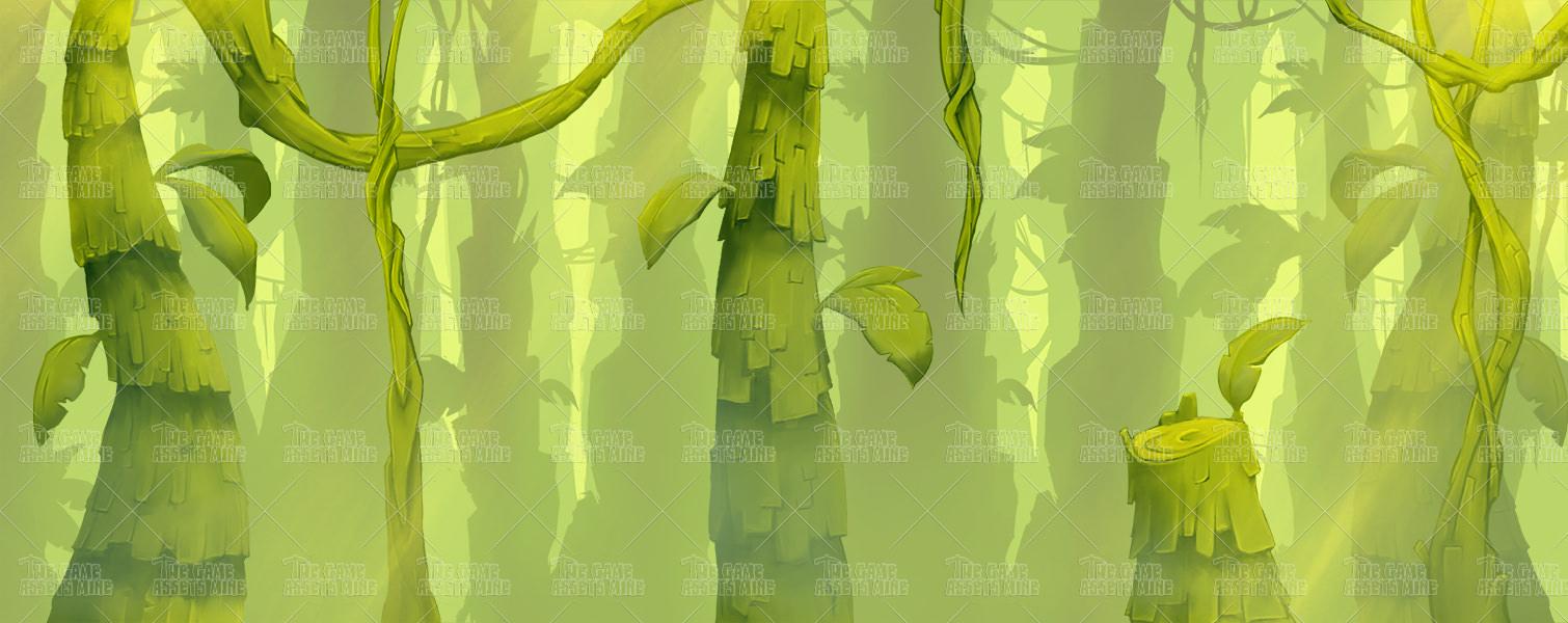 Seamless Jungle Background