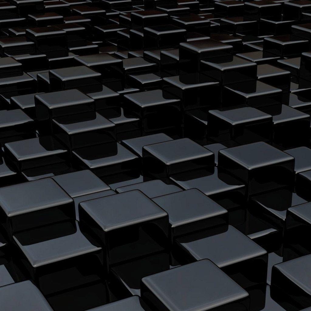3d Black Cube Wallpaper Iphone Image Num 6