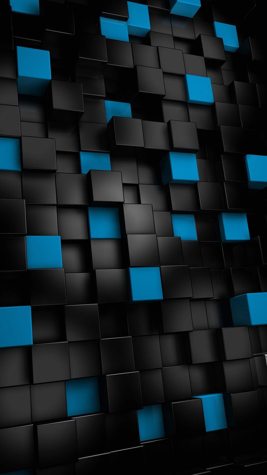 3d Black Cube Wallpaper Iphone Image Num 54