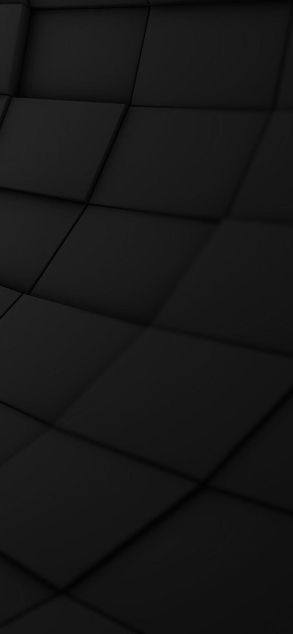 Black 3D Cubes iPhone Wallpapers - Wallpaper Cave