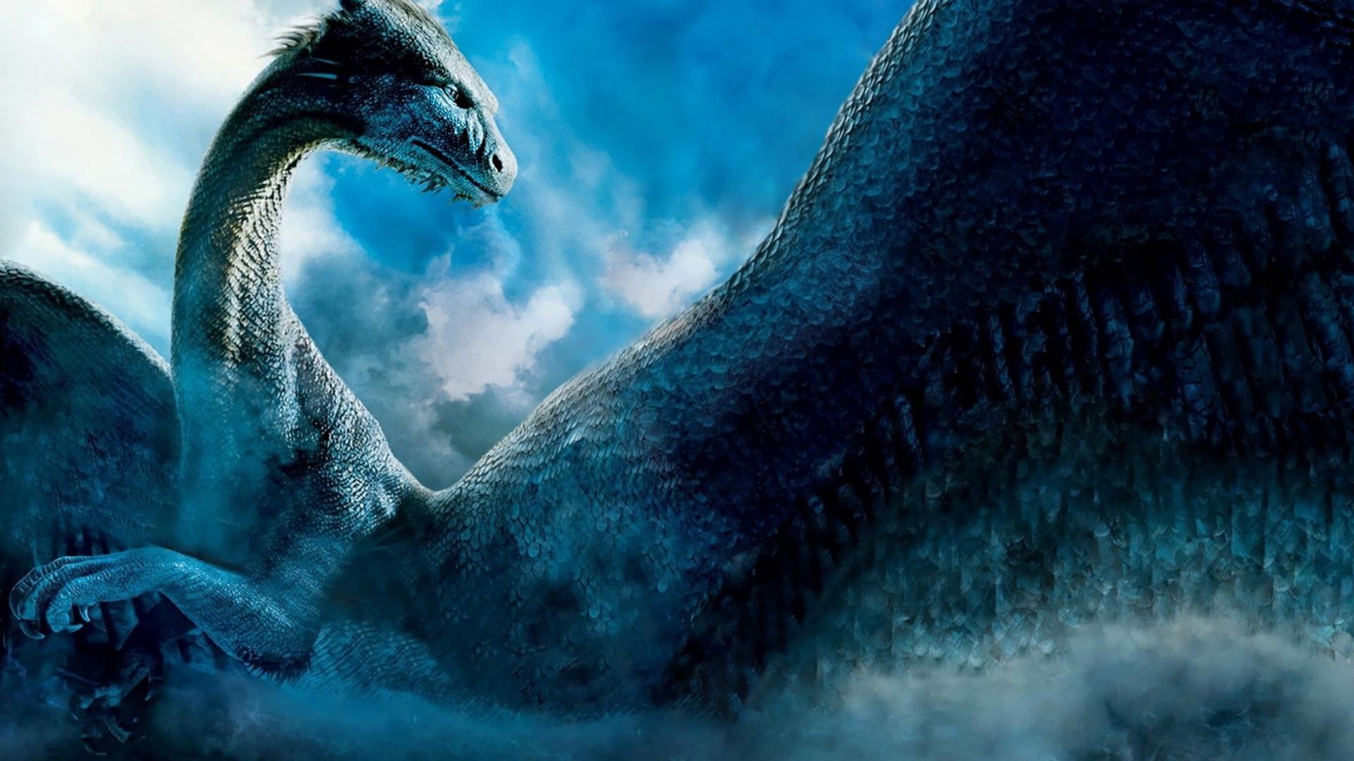 Dragons monsters blue dragon creatures artwork wallpaper