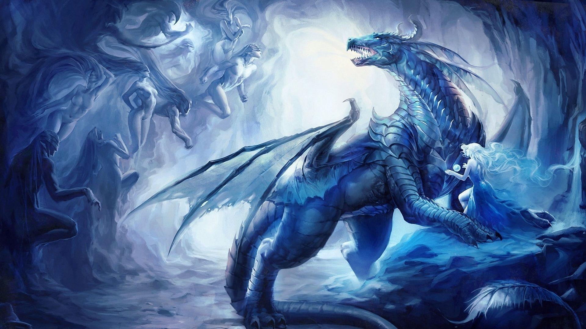 Hd Wallpaper 1920x1080 Dragon Blue dragon wallpaper in 2019