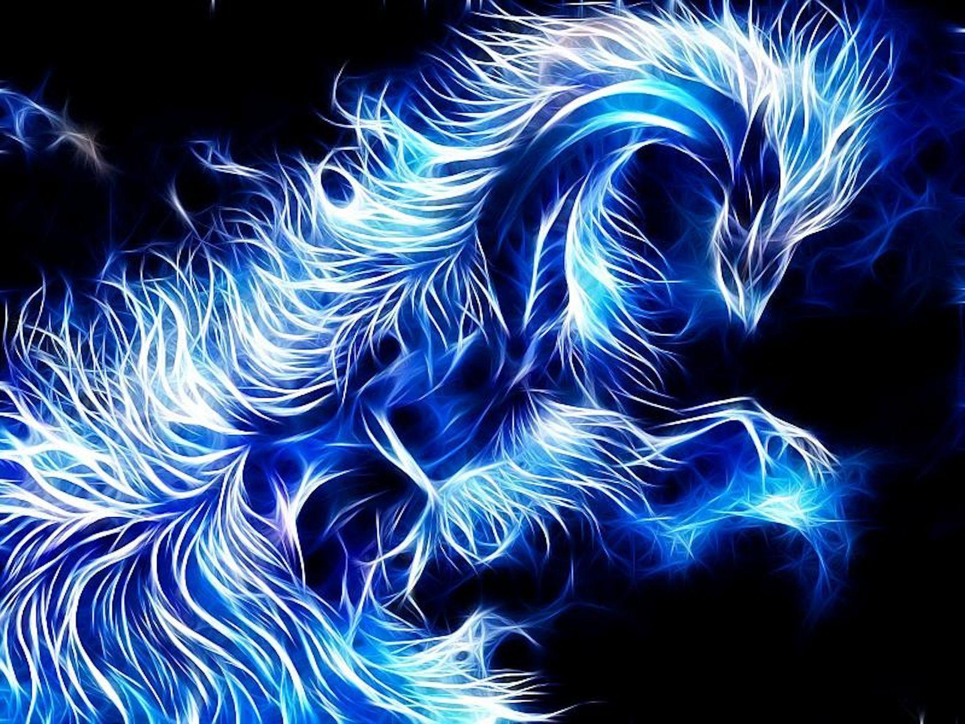 3D Dragon Picture Wallpaper Blue Dragon Wallpaper