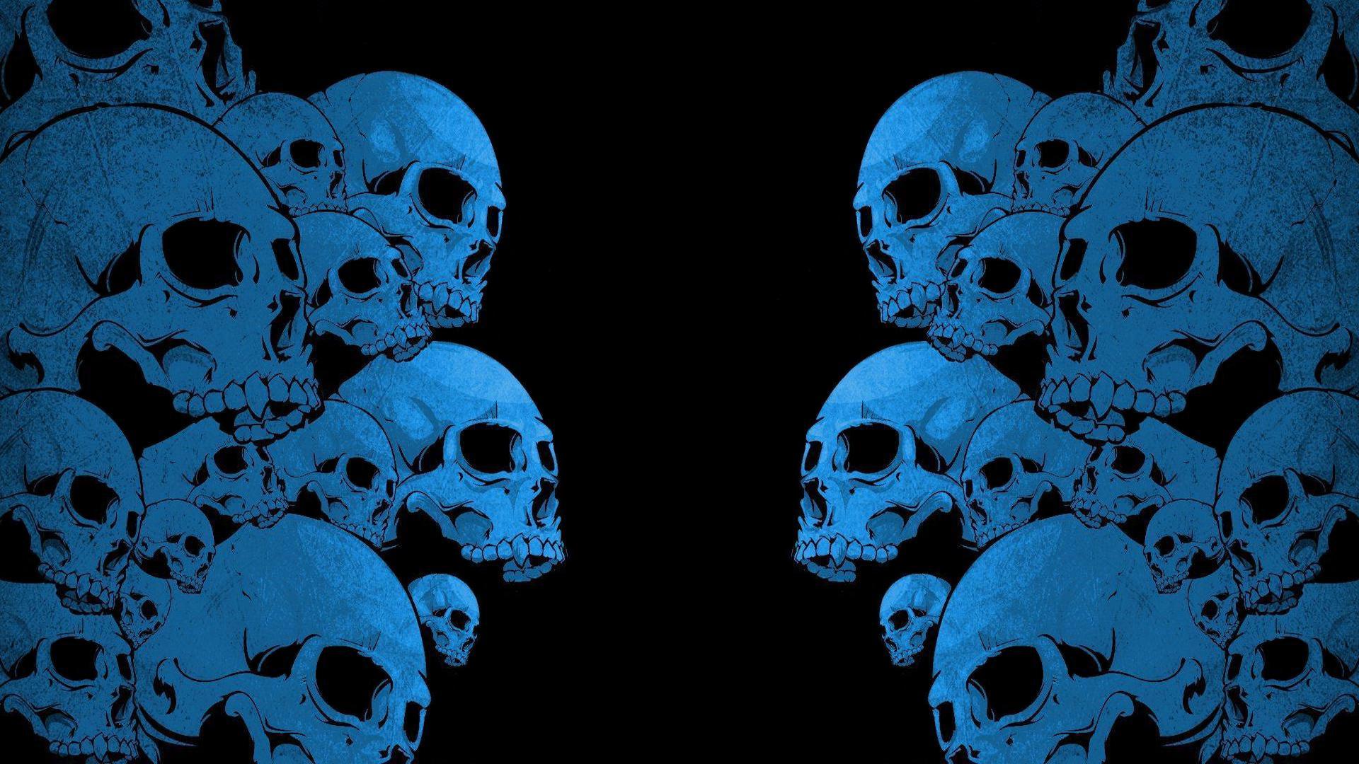 background skulls