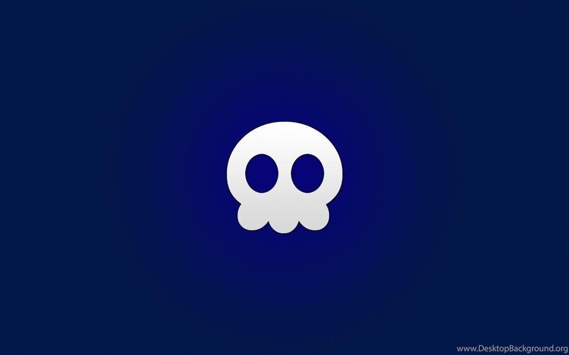 Blue Skull Wallpaper Desktop Background