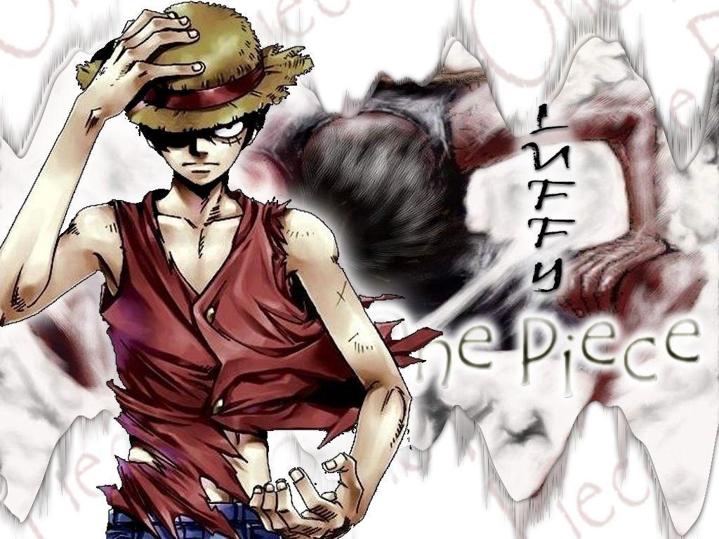 Monkey D. Luffy Pirate King. One piece
