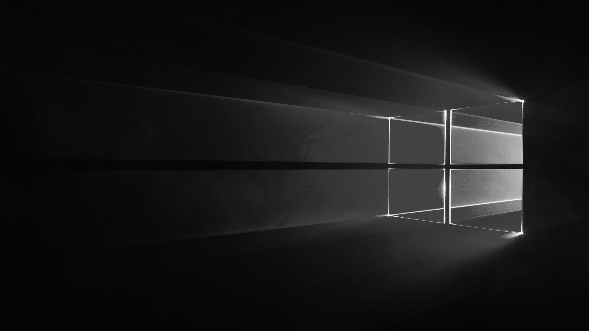 Black Windows 10 Wallpaper