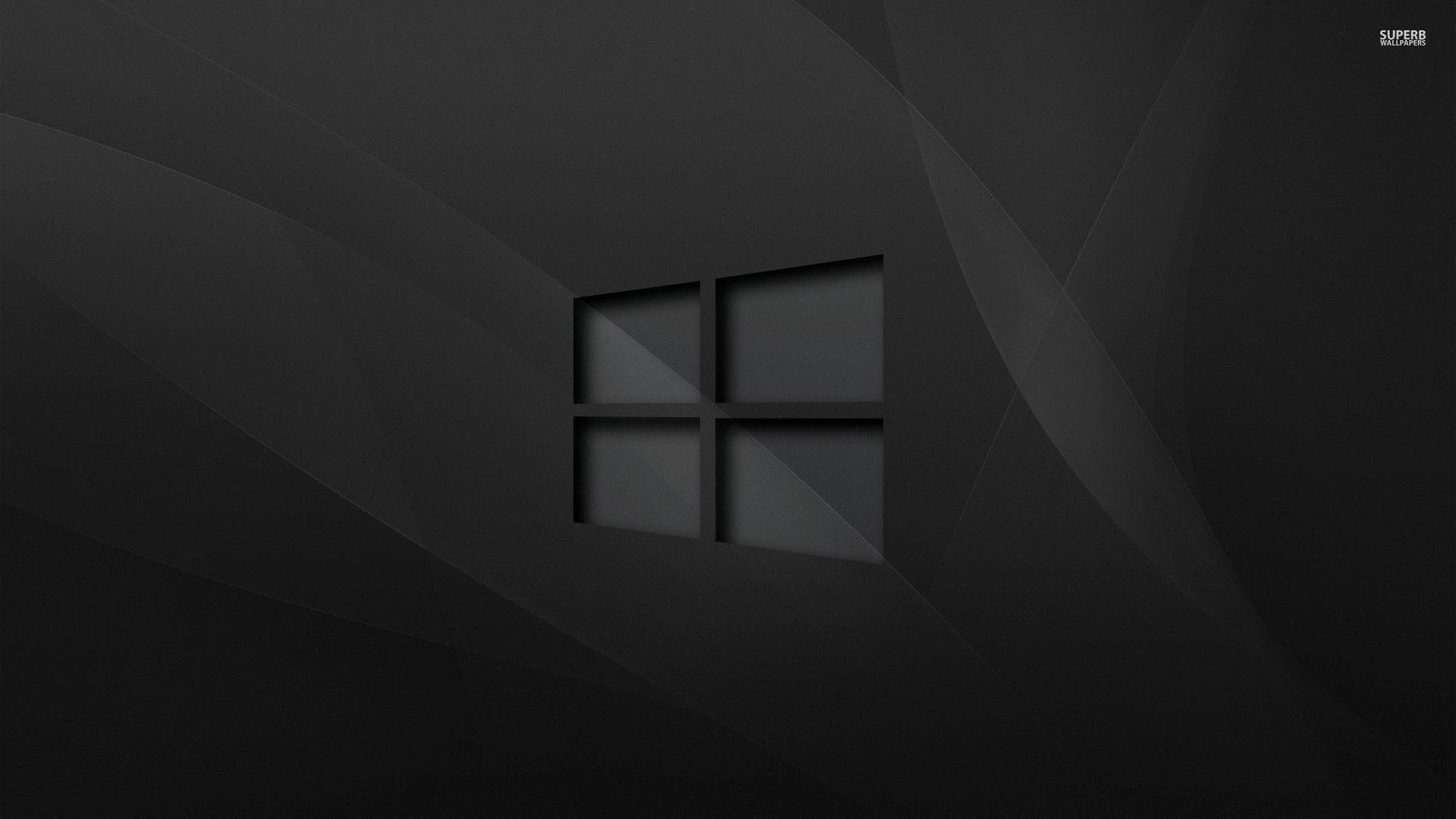 BLACK Windows HD WALLPAPER - Wallpaper Cave