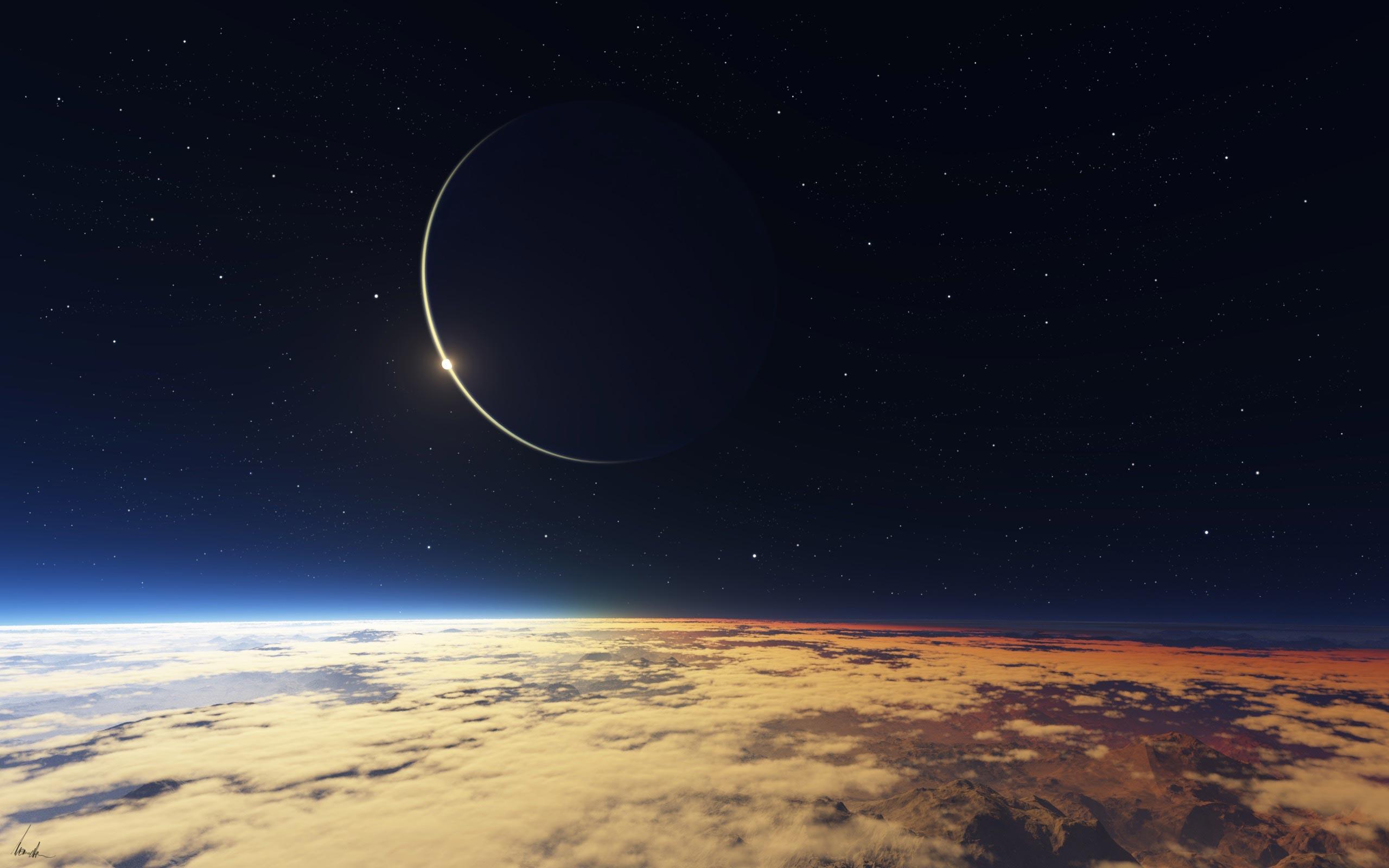 Solar Eclipse HD Wallpaper, Background Image