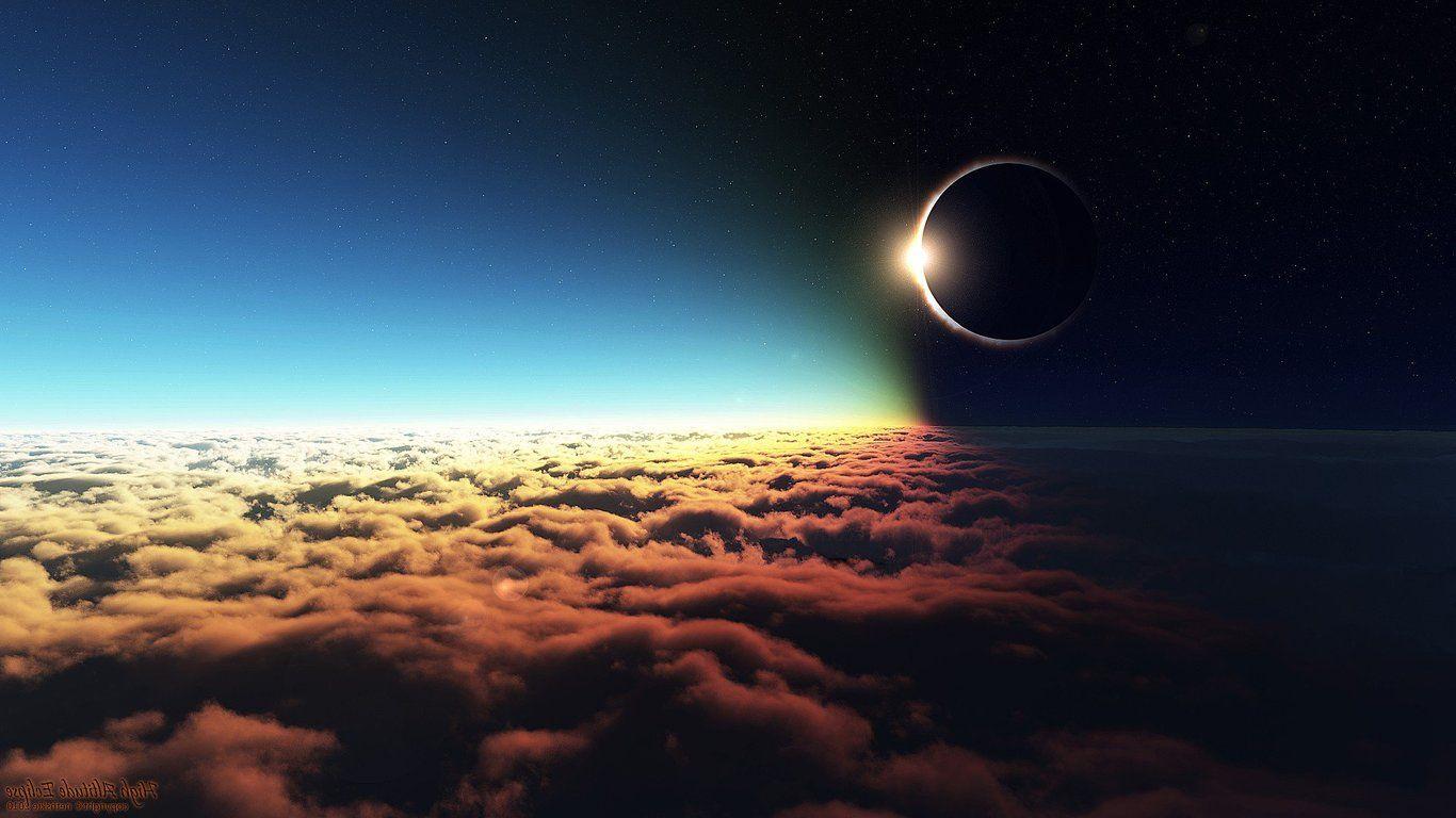 Eclipse Altitude 1366x768 Resolution HD 4k Wallpaper