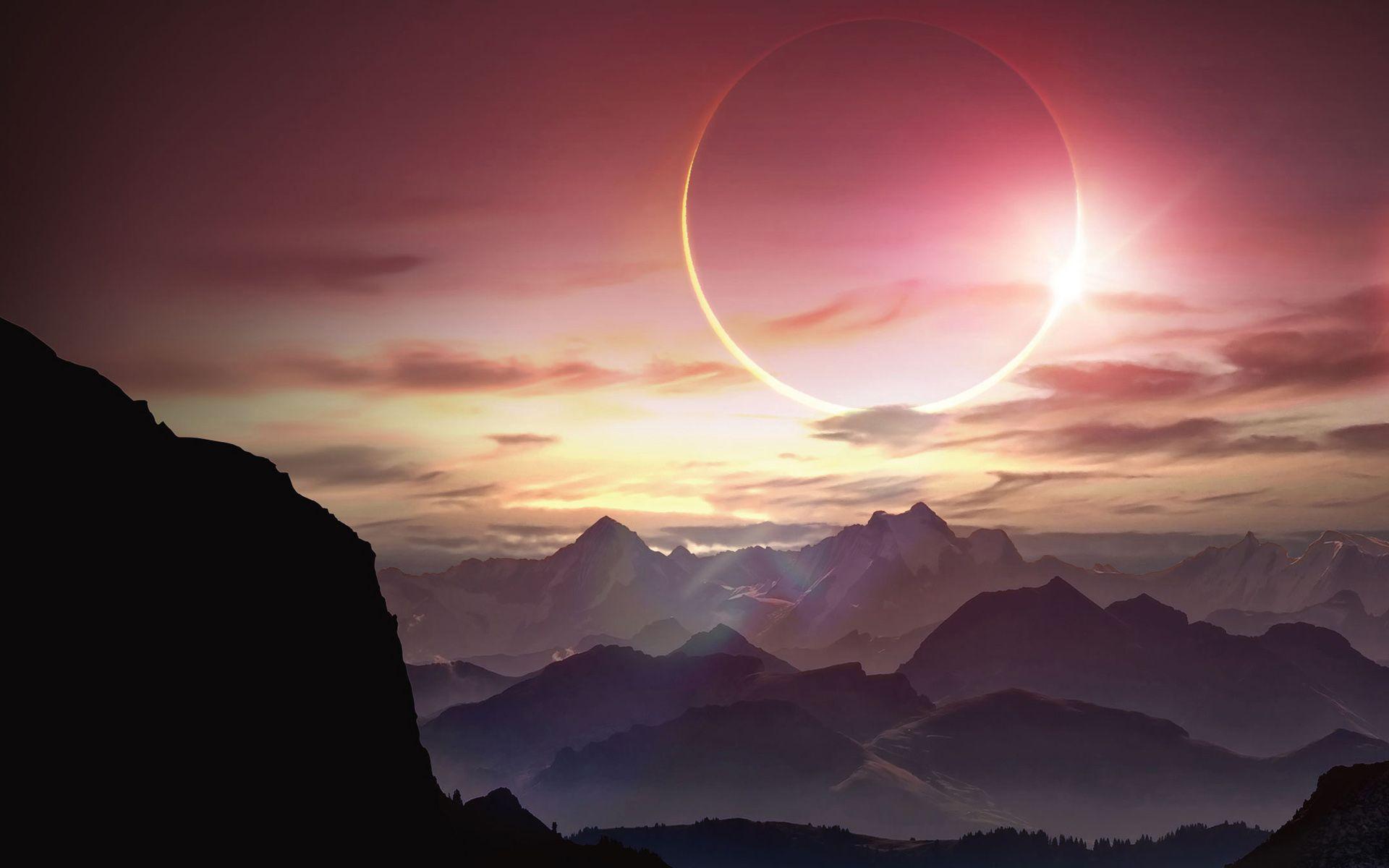 Solar Eclipse Wallpaper