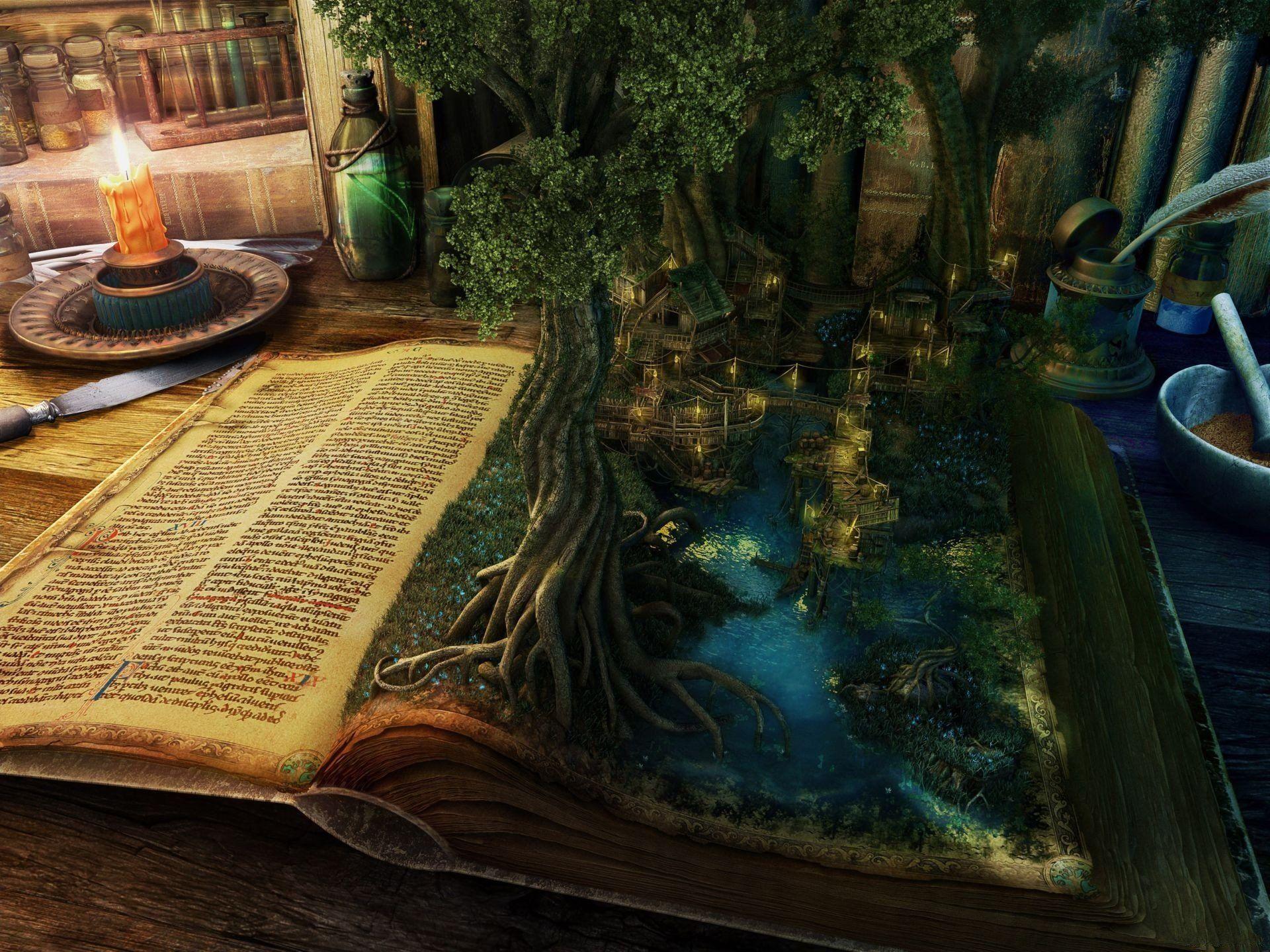 Alchemy Books Fantasy Art Magic Witchcraft