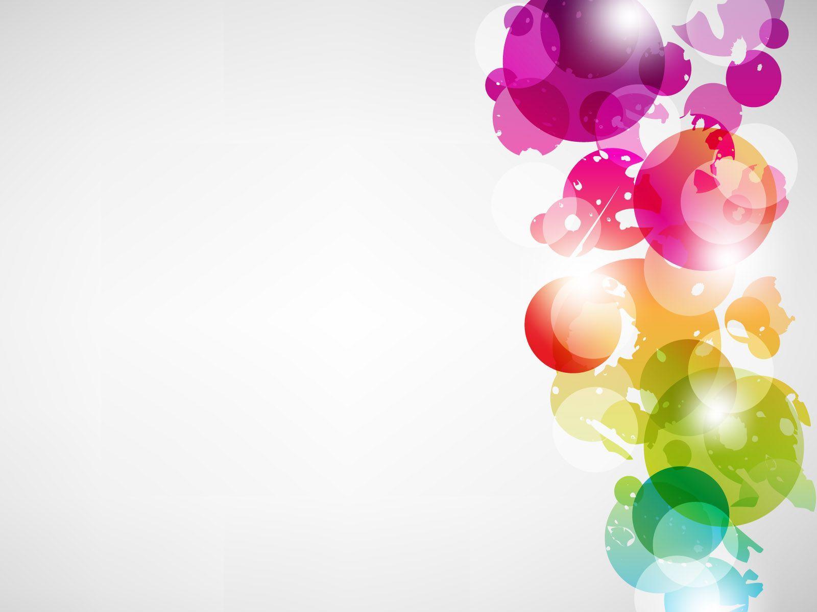 Abstract Multicolour Vector Powerpoint Background