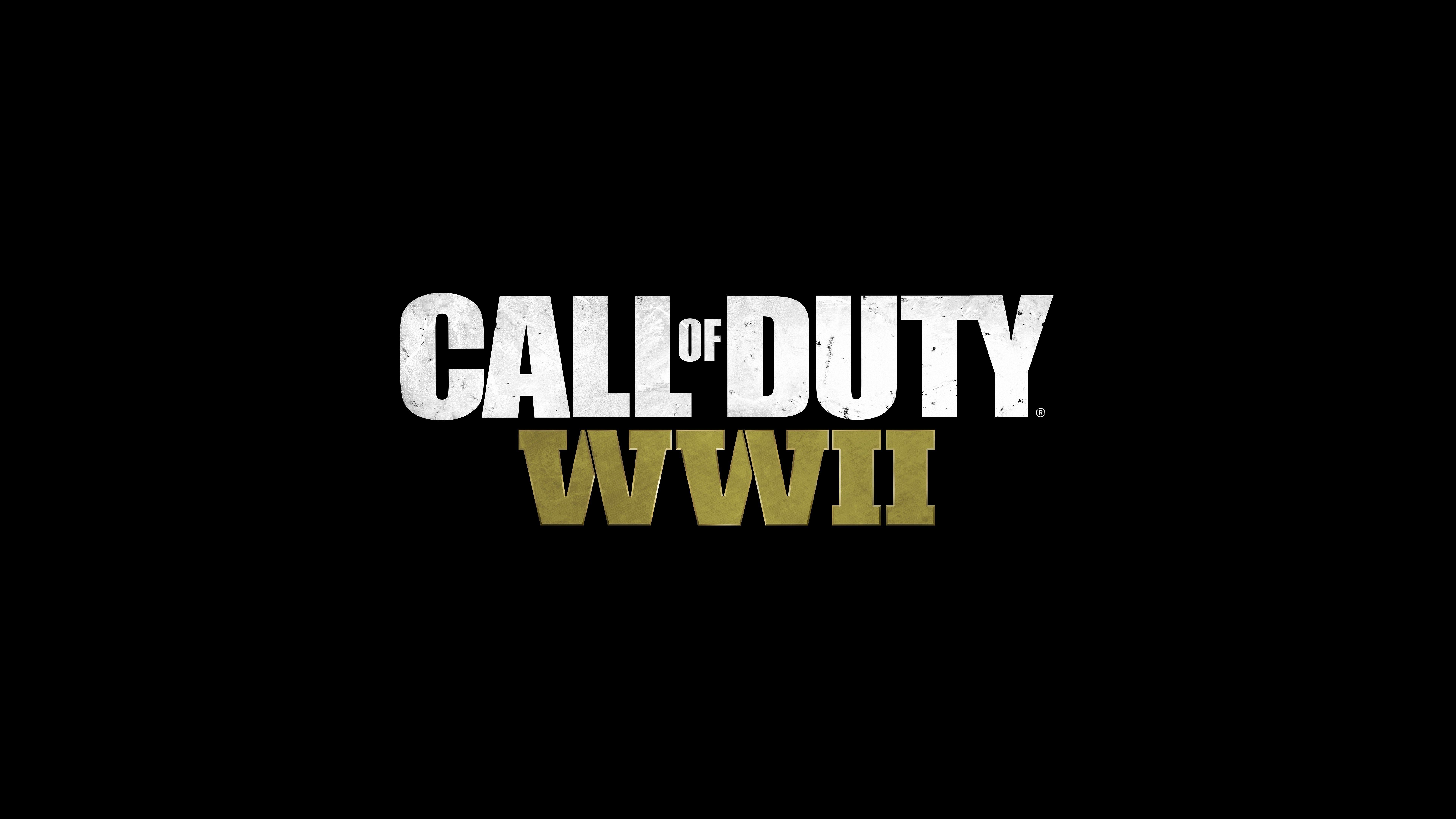 Call Of Duty WW2 Logo 8k, HD Games, 4k Wallpaper, Image