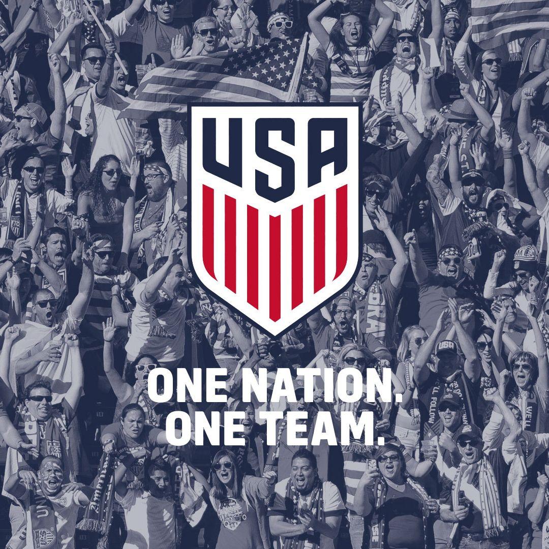 US Soccer new crest. One nation. One team. Usa soccer women, Us soccer, Soccer world