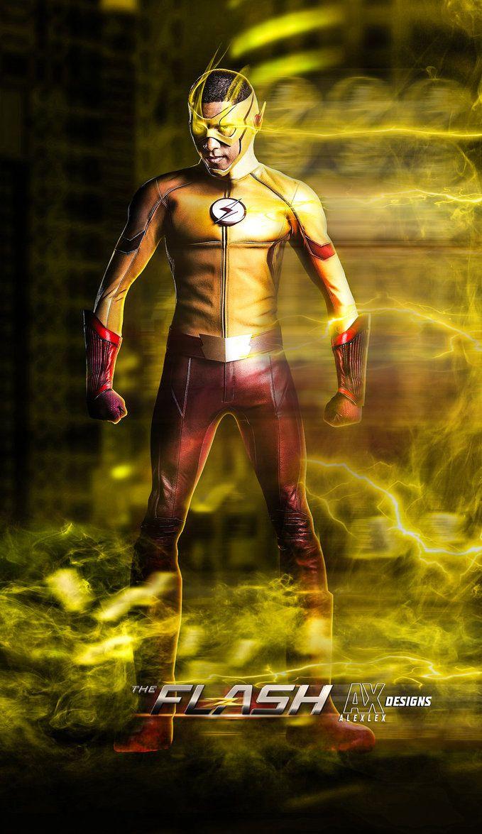 kid flash yellow suit