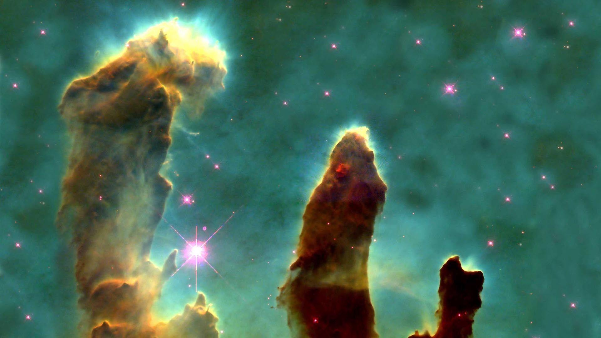 Download New JWST Wallpapers 4K  Pillars of Creation Haunting Portrait and  Tarantula Nebula