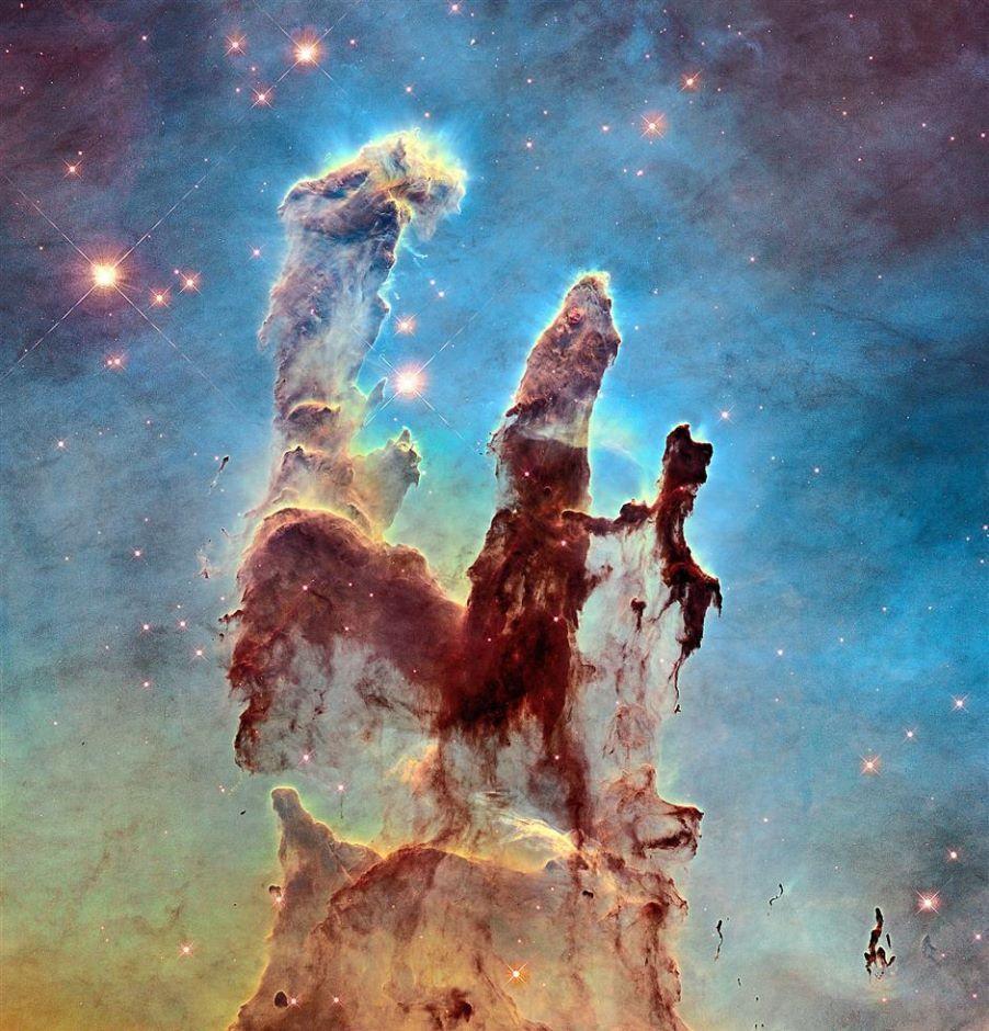 pillars of creation nebula wallpaper