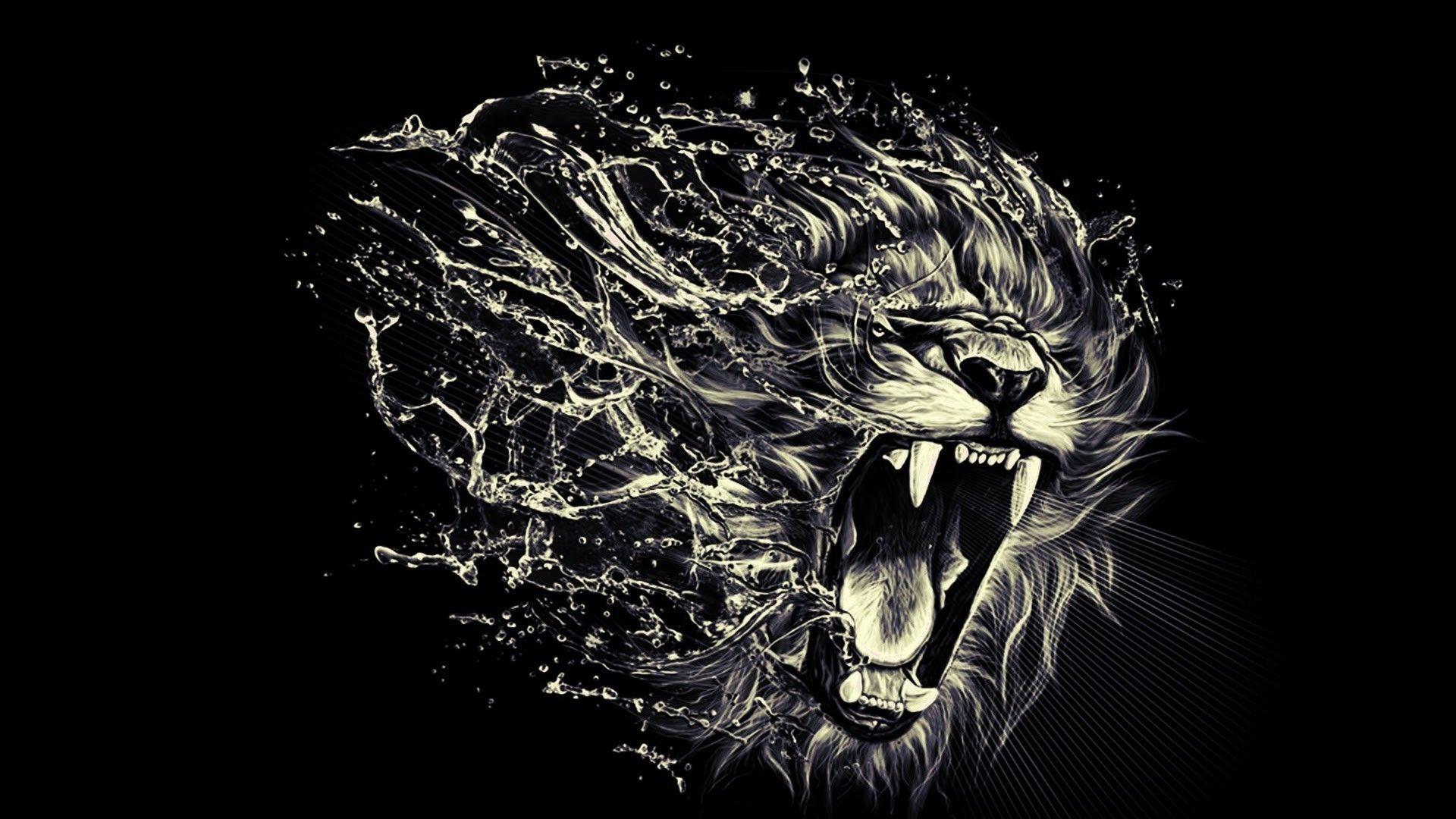 Angry lion HD wallpaper Gallery