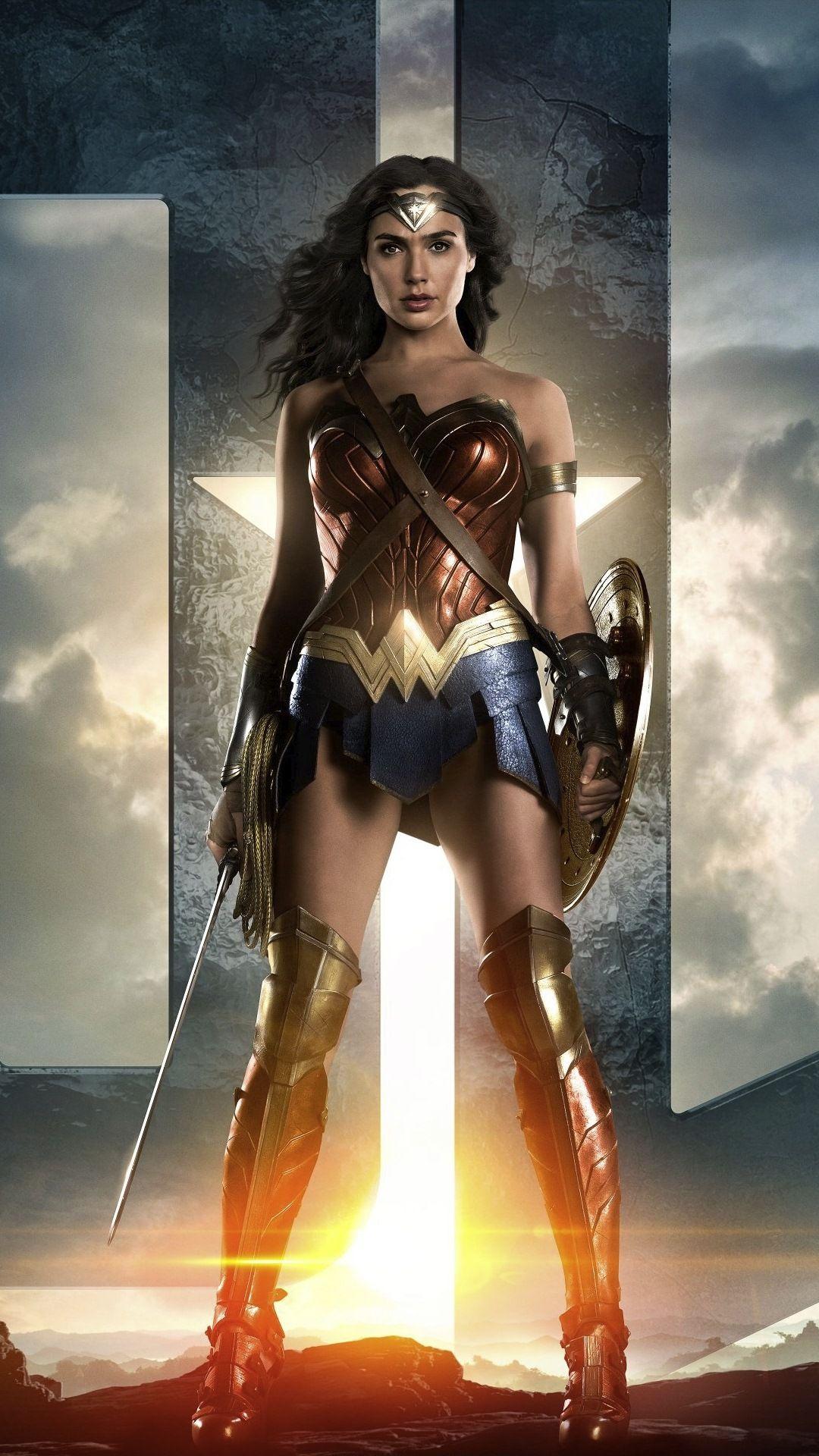 Wonder Woman Justice League iPhone Wallpaper