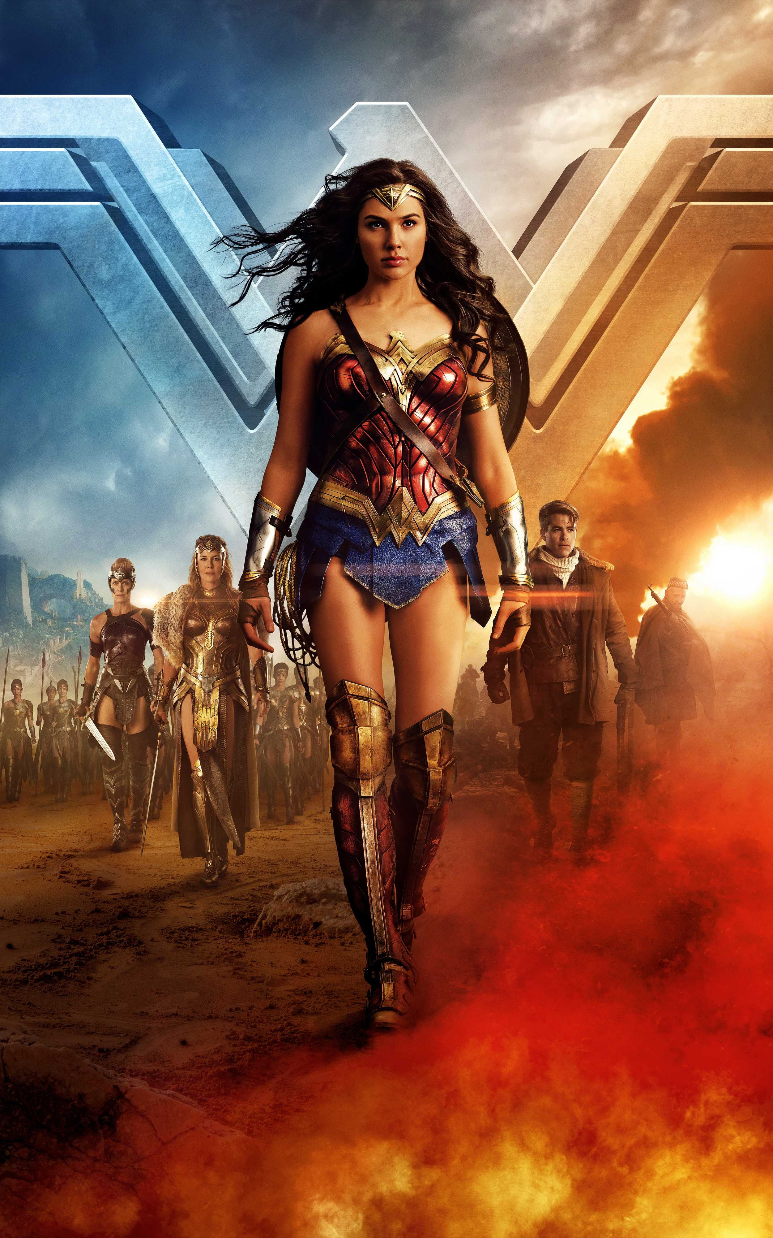 Movie Of The Week Wonder Woman Mobile To Full HD Wallpaper