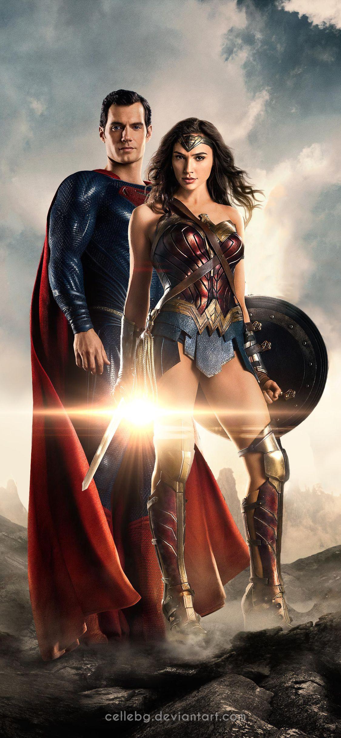Justice League Superman Wonder Woman 4k iPhone X, iPhone 10