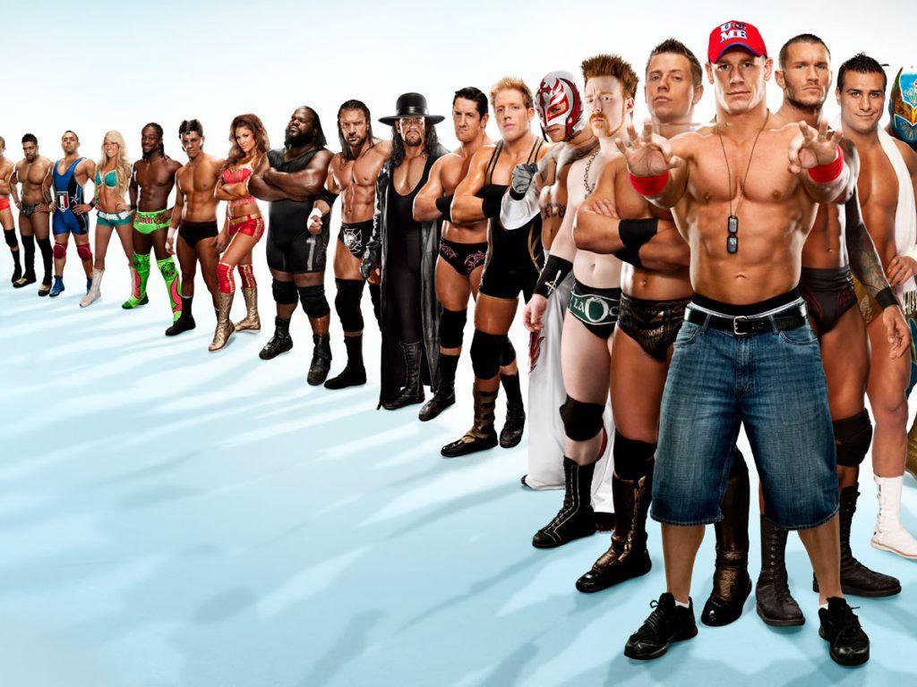 Impressive Wwe Superstars Wallpaper For Desk