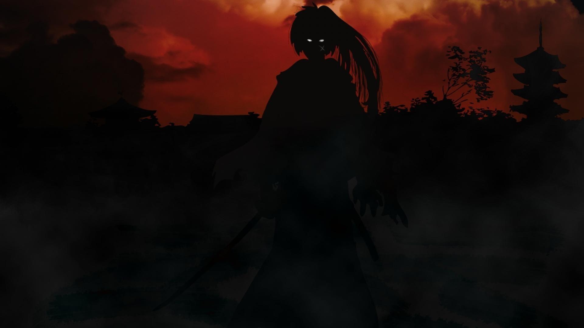 ScreenHeaven: Kenshin Rurouni Kenshin Samurai X black dark desktop