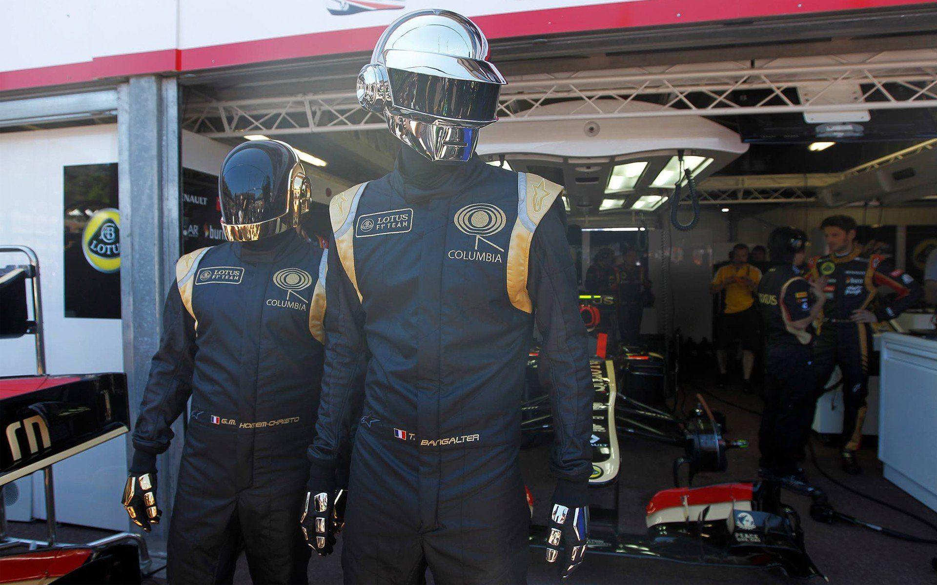 Daft Punk Formula One Helmets Kimi Raikkonen Lotus F1 Team Music