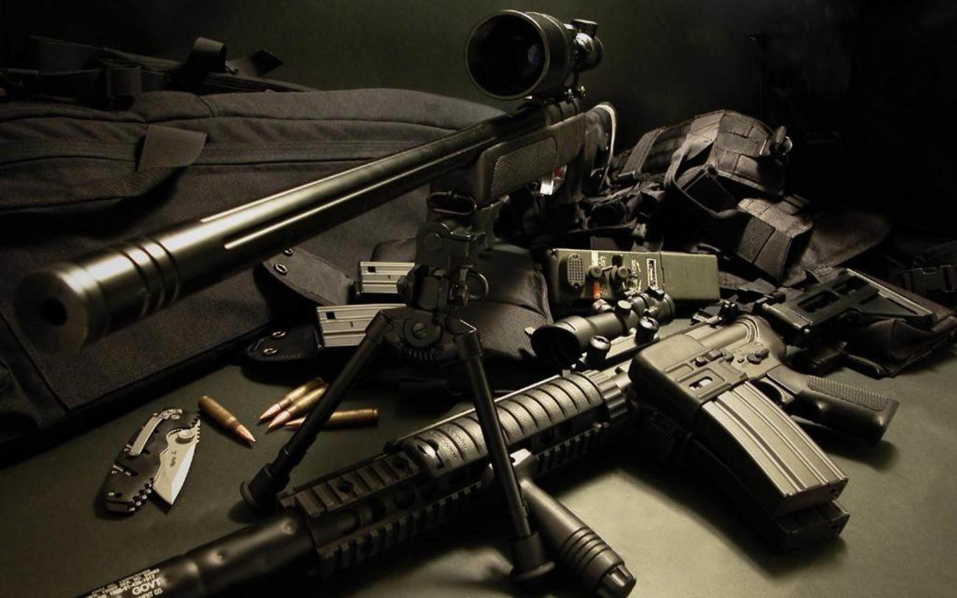 Sniper Rifle wallpaper HD for desktop background