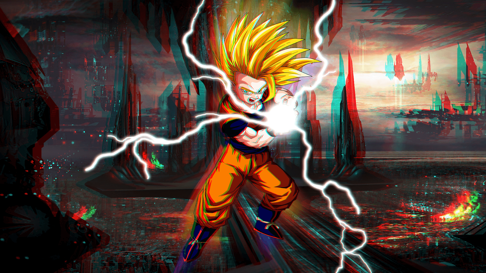 Gohan Super Saiyan 2 HD Mobile Wallpaper.